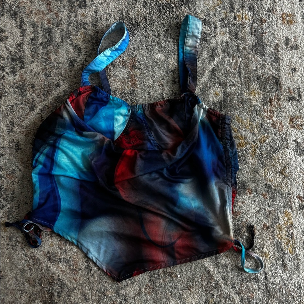 Colorful Tie-Dye Tank Top
